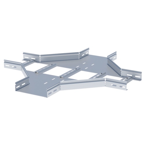 Ответвитель крестообразный для лестничного лотка 50х200 мм | код xlt50200 | EKF