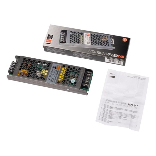 Драйвер для светодиодный ленты BSPS 24V 8,25A=200W IP20 5 л.гар. Jazzway | код 5066533 | JazzWay фото 8