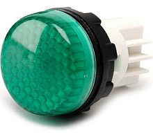 Арматура сигнальная зеленая со светодиодом 22мм | код S222LY | EMAS