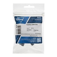 Гайка DIN315 М12 барашковая оцинкованная (4 шт) | код 111278 | Tech-KREP