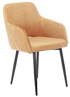 Кресло Бюрократ CH-380F янтарный Italia 9 на ножках металл черный | код 1611137 | БЮРОКРАТ