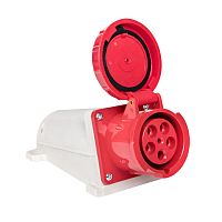 Розетка 145 стационарная 3Р+РЕ+N 125А 380В IP54 HLT | код 083-03-20 | HLT