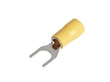 Наконечники НВИ 5.5-5 вилка 4-6мм желтый HLT | код 084-04-20 | HLT