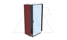 Боковые панели NEO 2000x400мм (ВxГ), RAL7035, IP55, 2шт. | код 632-204 | Tekpan