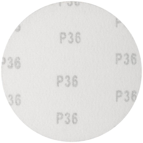 Круг шлифовальный сплошные (липучка) алюм./оксид 125мм (уп.5шт) Р 36 FIT 39651 фото 2