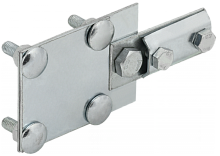 Заж. соед. контр. пр. 6-8мм-полоса 40мм оц. сталь IEK | код ZCC56-11-1-68-40 | IEK