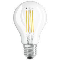 Лампа светодиодная LED 6Вт E27 CLP75 тепло-бел, Filament прозр.шар | код 4058075218208 | LEDVANCE