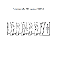Металлорукав в ПВХ изоляции МРПИ-НГ-18 (уп.50м) Строитель PR.09183