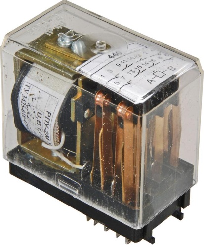 Реле промежуточное РПУ-2М202-1040 24В пост., закрытое, под пайку, ток контактов 6А, 0з+4р+0п, У3 | код A8030-34129474 | РЕЛЕ И АВТОМАТИКА
