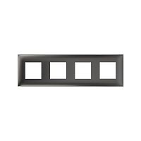 Рамка Avanti, Серый жемчуг, 4 поста (8 мод.) | код 4424908 | DKC