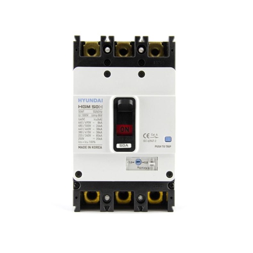 Автоматический выключатель HGP250BH 3PESS0000X 00250_EL 100-250A ток к.з. 100кА АС380/415В | код 13.03.03.000344 | HYUNDAI Автоматический выключатель HGP250BH 3PESS0000X 00250_EL 100-250A ток к.з. 100кА АС380/415В | код 13.03.03.000344 | HYUNDAI