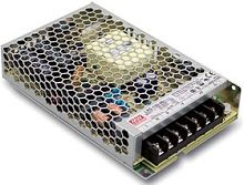 Источник питания AC-DC, 156Вт, вход 115/230В AC (переключатель), 47…63Гц, выход 24В/6.5A, рег. вых ±10%, изоляция 3750В AC, в кожухе 129х97х30мм, -30…+70С | код LRS-150-24 | MeanWell