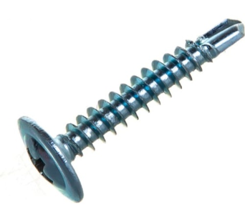 Саморез металл/металл 4.2х25 сверло цинк 200 шт | код screw-m-4.2x25s-200 | ЭТМ-Крепеж