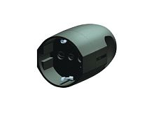 Розетка кабельная, бытовая с центральным вводом кабеля. Черная. IP20 16А 2P+E 230В | код DIS1302083N | DKC