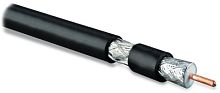 Кабель коаксиальный RG-11 75 Ом жила - 14 AWG черный ПВХ общий диаметр 10.16мм PVC, Hyperline COAX-RG11-500 (500 м) | код 26440 | Hyperline