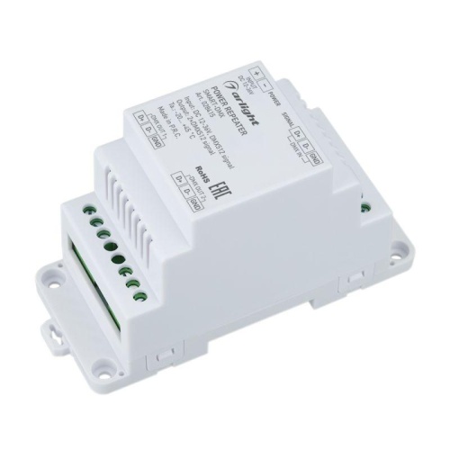 Усилитель SMART-DMX (12-36V, 2CH, DIN) (ARL, IP20 Пластик, 5 лет) | код 28415 | Arlight