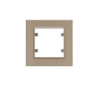 Рамка 1-м Karea горизонт. латунь Makel 56057701