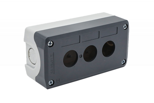 Корпус кнопочного поста, 3 места, серый, IP67 MTB2-F88 | код 132668 | MEYERTEC Корпус кнопочного поста, 3 места, серый, IP67 MTB2-F88 | код 132668 | MEYERTEC