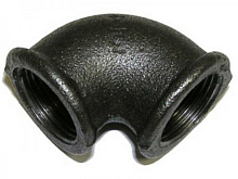 Угольник чугунный 90-1-15 оцинкованный | код 213200010 | ГОСТ