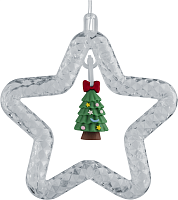 Гирлянда светодиодная "Бахрома" "Звезды и фигурки" 95 012 NGF-D035-01 3х0.6м WW IP20 NAVIGATOR 95012