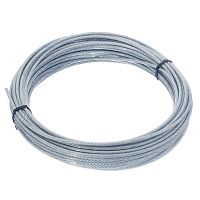 Трос стальной в оплетке ПВХ М3/4мм (уп.20м) подвес СТРОЙМЕТИЗ 4150060