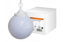 Светильник НСБ 02-60-251 УХЛ4 60 Вт, IP40, шар опал 250 мм, цепь белая TDM | код SQ0313-0006 | TDM