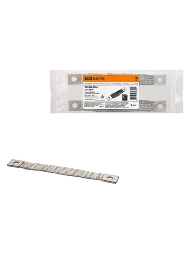 Проводник заземления плоский луженый ПЗ 25-800 (2 шт. упак) TDM | код SQ0839-0026 | TDM