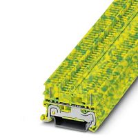 Клемма защитного провода PT 1,5/S/2P-PE | код 3213810 | PHOENIX CONTACT