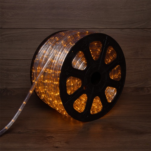 Дюралайт LED, свечение с динамикой (3W) - желтый, 24 LED/м, бухта 100м | код 121-321-4 | NEON-NIGHT Дюралайт LED, свечение с динамикой (3W) - желтый, 24 LED/м, бухта 100м | код 121-321-4 | NEON-NIGHT