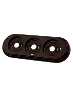 Рамка 3-х постовая коричневая «Виви» TDM | код SQ1820-1491 | TDM