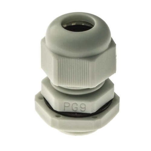 Кабельный ввод RUICHI PG 9 (IP 54) Серый, полиамид | код 107856 | Ruichi