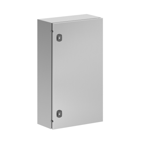 Корпус навесной STH с М/П из нержавеющей cтали AISI304 ВxШxГ 700x400x200 мм, с фланцем, IP66 | код R5STH0742F-304 | DKC