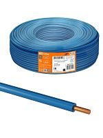 Провод ПуВнг(А)-LS 1х6,0 ГОСТ (на катушке 300м), синий TDM | код SQ0124-0107 | РЭМЗ ТМ