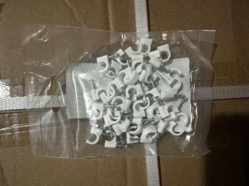 Скоба круглая d7мм V02-6W-1-07-050 пластик. (уп.50шт) Volsten 9543 фото 4 Скоба круглая d7мм V02-6W-1-07-050 пластик. (уп.50шт) Volsten 9543 фото 4