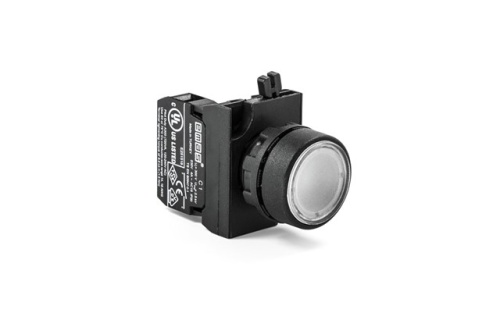 CP100DB Кнопка нажимная круглая белая (1НО) | код CP100DB | EMAS CP100DB Кнопка нажимная круглая белая (1НО) | код CP100DB | EMAS