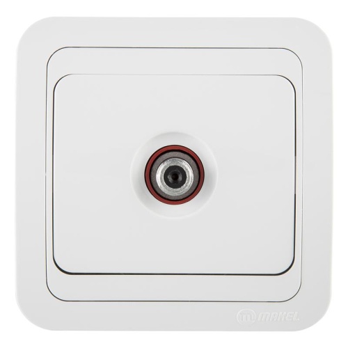 Розетка телевизионная оконечная TV/SAT Mimoza 1дБ Makel 12098 Розетка телевизионная оконечная TV/SAT Mimoza 1дБ Makel 12098