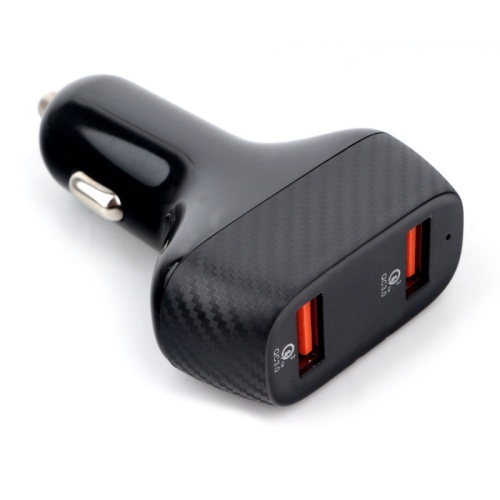 Адаптер питания Cablexpert MP3A-UC-CAR19, 2хUSB Type-A 36Вт, QC | код MP3A-UC-CAR19 | Cablexpert