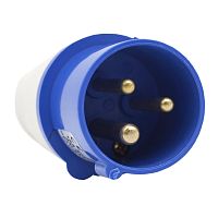 Вилка переносная AM-013 16A 220V~250V 2P+E IP44 (ANDELI) | код ADL13-001 | ANDELI