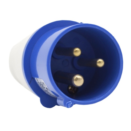 Вилка переносная AM-013 16A 220V~250V 2P+E IP44 (ANDELI) | код ADL13-001 | ANDELI