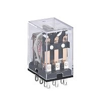 Промежуточное реле JZX-22F(D) 4 конт. с инд. LED 3А 12В DC соответствует стандарту ROHS (CHINT) | код 285134 | CHINT