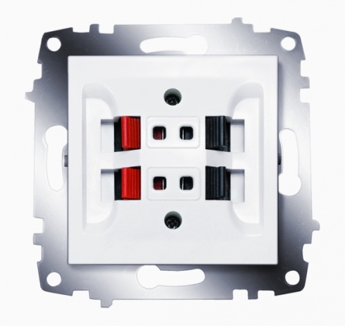 Cosmo бел. розетка аудио 2-ая | код 619-010200-241 | ABB