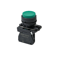 Кнопка выступающая зеленая, 1NO, IP65, пластик MTB5-AL31 | код 137232 | MEYERTEC