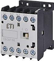 Контактор миниатюрный CEC 07.10 24V DC (7A, 3kW, AC3) | код 004641100 | ETI