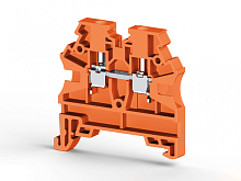 304 207, Клеммник на DIN-рейку 2,5мм.кв. (оранжевый), AVK2,5 RD (RP) | код 0.0.0.3.04207RP | KLEMSAN