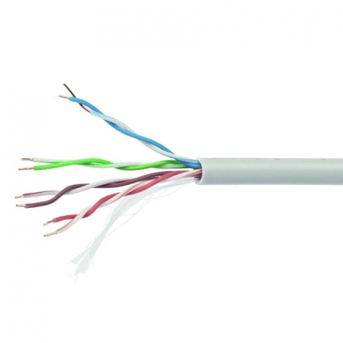 Кабель Cablexpert, UTP5e, 4 пары, 0.40 мм, CCA, однож., 100 м, серый | код UPC-5040E-SOL/100 | Cablexpert Кабель Cablexpert, UTP5e, 4 пары, 0.40 мм, CCA, однож., 100 м, серый | код UPC-5040E-SOL/100 | Cablexpert