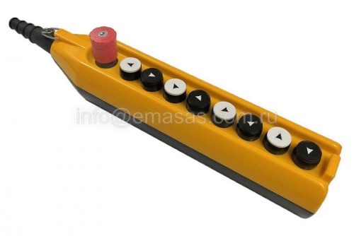 Пульт управления 1 скоростной, с аварийной кнопкой с ключом | код PV9EA30B2222 | EMAS