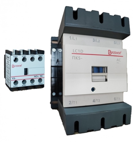Контактор Briswik ПК5-15022230LC1D 150А 230V/AC 2НО/2НЗ | код LC1D15022P7.BR | Briswik Контактор Briswik ПК5-15022230LC1D 150А 230V/AC 2НО/2НЗ | код LC1D15022P7.BR | Briswik
