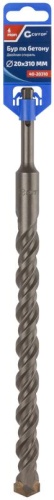 Бур по бетону , Profi, двойная резьба, SDS-Plus, 20x310 мм | код 40-20310 | FIT