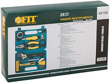 Набор инструмента 26 шт, пластиковый чемодан | код 65125 | FIT