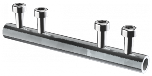Зажим соед. прямой пруток-пруток 16мм оц. сталь IEK | код ZCC86-11-1-016 | IEK
